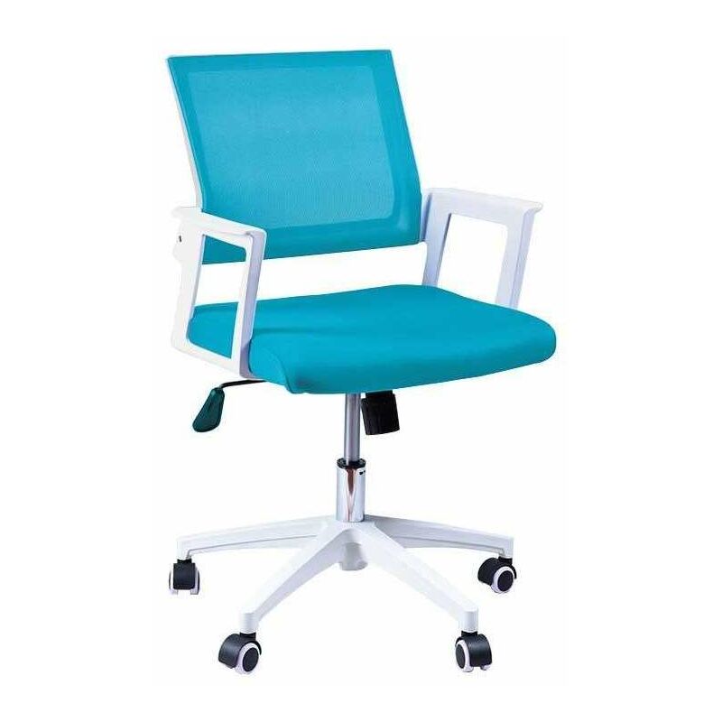 Silla despacho giratoria elevable 3 colores a elegir 58 cm(ancho) 83/93 cm(altura) 64 cm(fondo) Color AZUL