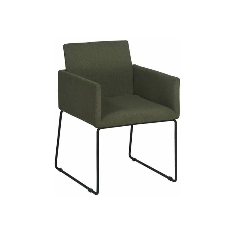Silla Yuna acabado tapizado en varios colores 81 cm(alto)54 cm(ancho)59 cm(largo) Color VERDE