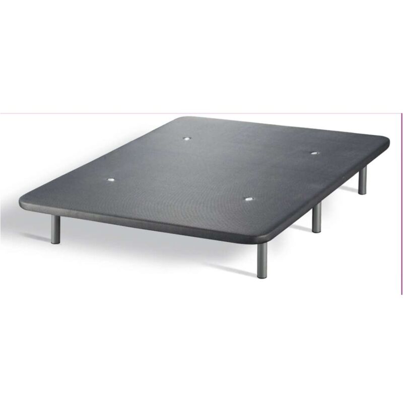 Base tapizada Tapi-Lux 3D de Colchones.es tapizado gris. Medidas 90X190