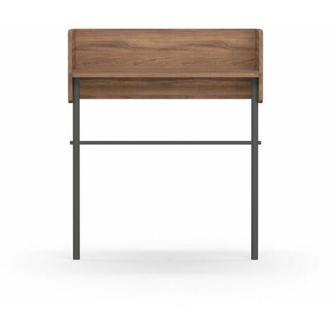 Recibidor modelo 789 acabado nogal/grafito, 97 cm (alto) x 80 cm (ancho) x 30 cm (prof.)