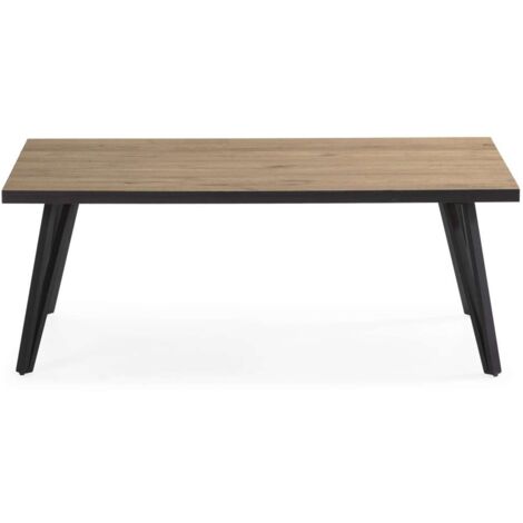 Mesa de centro Mateo acabado natural, 45cm(alto) 120cm(ancho) 60cm(fondo). (1/4)