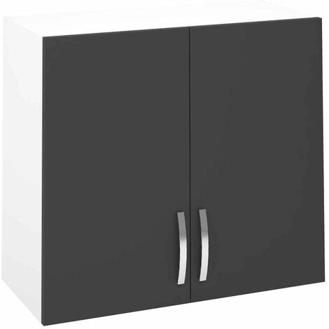 Mueble cocina para colgar con 2 puertas en gris parís. 70 cm(alto)80 cm(ancho)33 cm(largo)