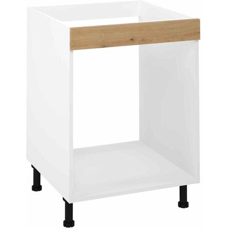 Mueble cocina para horno en roble albar. 83 cm(alto)60 cm(ancho)58 cm(largo)