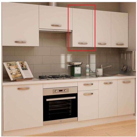 Mueble cocina para colgar con 1 puerta en blanco. 70 cm(alto)40 cm(ancho)33