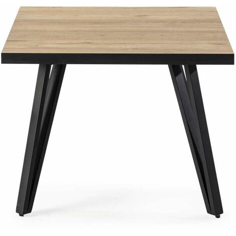Mesa de centro Mateo acabado natural, 45cm(alto) 60cm(ancho) 60cm(fondo) (1/3)