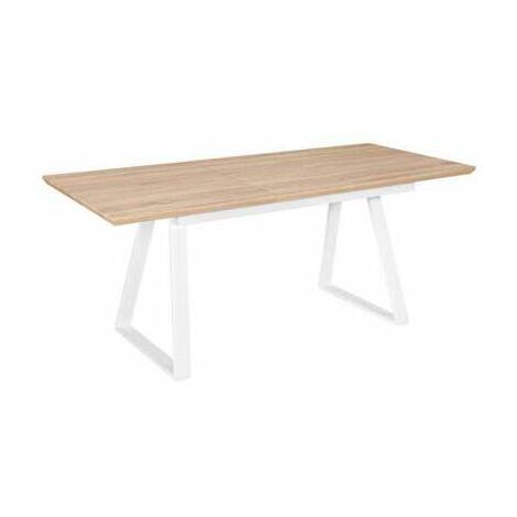 Mesa de salón extensible Nesto acabado en roble. 140/180 cm(ancho) 75 cm(altura) 80 cm(fondo) (1/2)