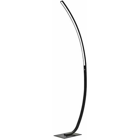 Lámpara de pie led modelo Aldo acabado negro mate, 146 cm(alto)18 cm(ancho)41 cm(largo)
