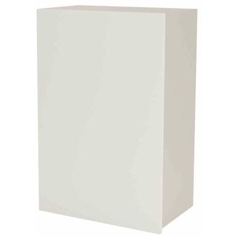 Mueble de cocina bajo cacerolero en gris cream y blanco mate. 85 cm(alto)60  cm(