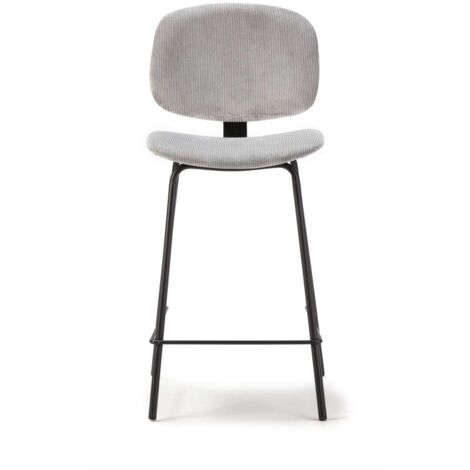 Pack de 2 taburetes modelo MARIO acabado gris, 65/98cm(alto) 50cm(ancho) 44cm (largo) (1/5)