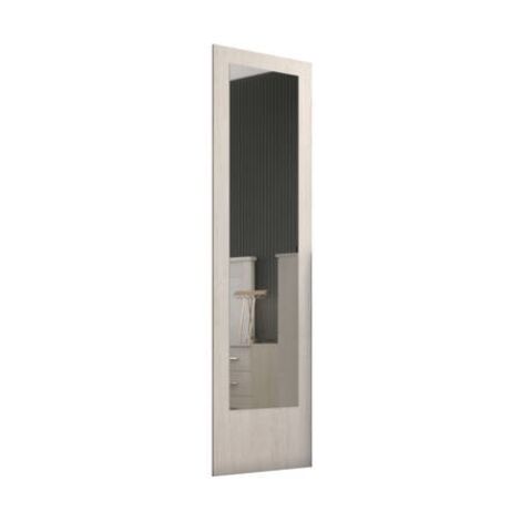 Espejo vestidor para dormitorio modelo Kansas acabado artico, 50cm(ancho) 194cm(alto) 1.6cm(fondo). (1/3)