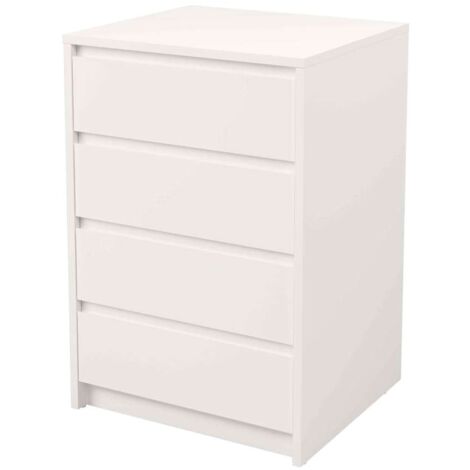 Cajonera 4 cajones Toledo acabado en blanco. 74cm(alto) 60cm(ancho) 45cm(fondo)