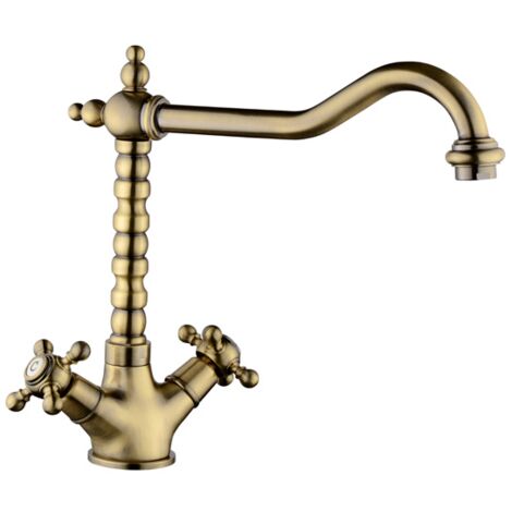 Grifo Monobloc Fregadero Atenas Bronce, 26.3cm(alto) 23.5cm(largo). (1/2)
