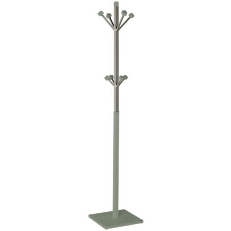 Perchero mod. 429 moderno herrajes cromo satinado lacado verde, 180 cm(alto)34 cm(ancho)34 cm(largo) (1/2)