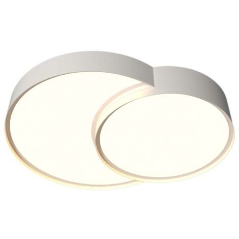 Plafón led modelo Niro acabado blanco, 8cm(alto) 50cm(ancho) 40cm(fondo) . (1/3)