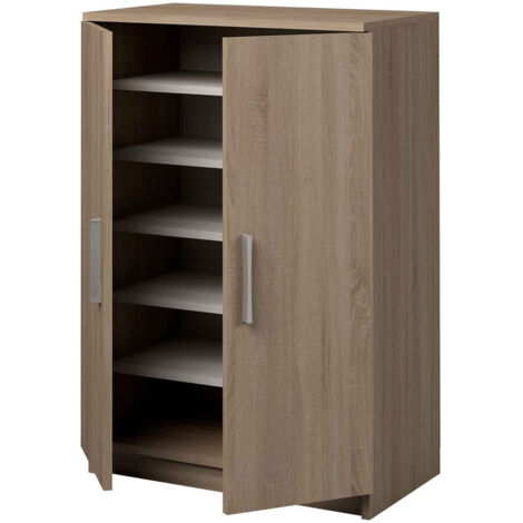 Armario Jupiter multiusos bajo en roble cortez. 60 cm(ancho) 90 cm(altura) 35.6 cm(fondo)