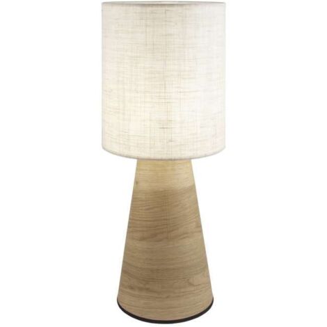 Sobremesa alto modelo Aosta acabado beige/madera, 53cm(alto) 20cm(ancho) 20cm(fondo) (1/2)
