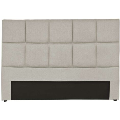 Cabecero lumus para colchón de 150cm tapizado beige, 160cm(ancho) 110cm(alto) 9cm(fondo) (1/4)
