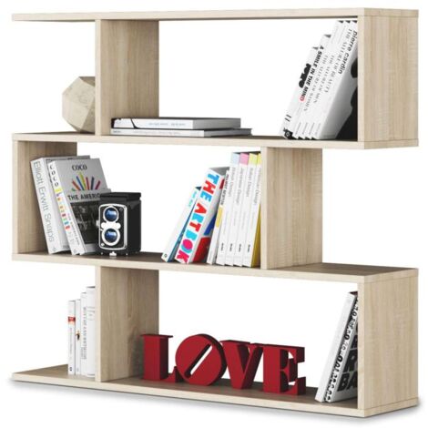 Estanteria Corea baja en roble canadian 97 cm(alto)110 cm(ancho)24 cm(fondo) .