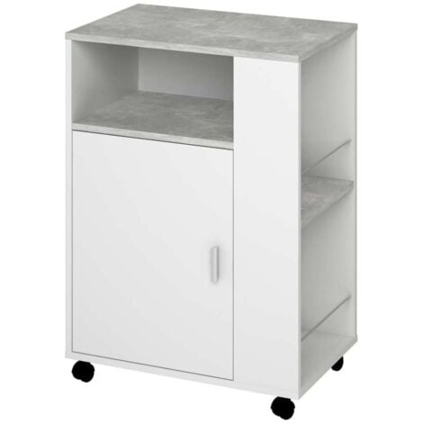 Mueble Para Microondas Con Organizador Blanco Diecsa