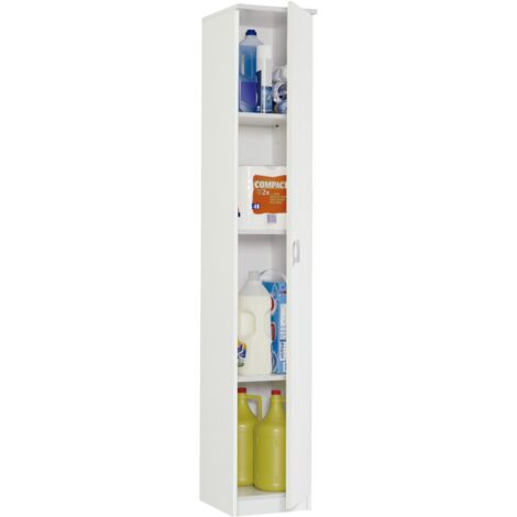 Armario multiusos en color blanco Turin 40 cm(ancho) 180 cm(altura) 35 cm(fondo)