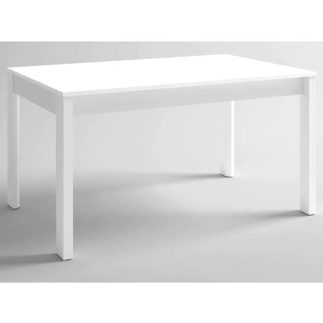 Mesa comedor Ossa extensible acabado blanco nordic, 74 cm(alto)140-2000 cm(ancho)90 cm(largo)