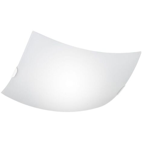Plafon 2 luces modelo Marc acabado blanco 10 cm(alto) 30 cm(ancho) 30 cm(fondo