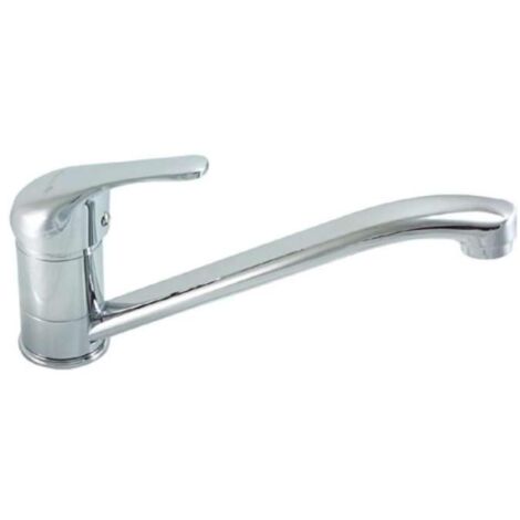 Grifo monomando Costa Rica cuerpo bajo en cromo 12 cm(alto) 22,5 cm(largo) (1/2)