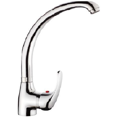 Grifo monomando Egipto en color cromo 29,5 cm(alto) 18,3 cm(largo) (1/2)