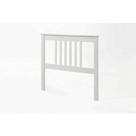 Cabecero Tabac Pino Macizo en acabado blanco translucido 100 cm(alto)102 cm(ancho)