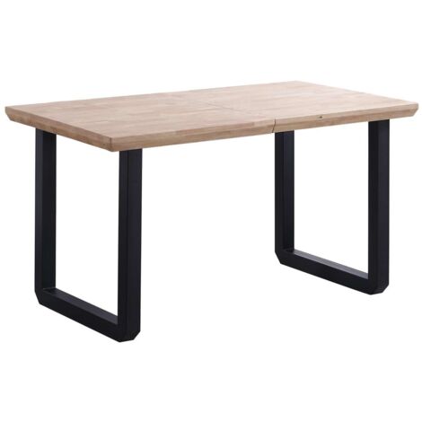 Mesa extensible Roma Roble nordish pata negra 77 cm(alto)140-180-220 cm(ancho)80 cm(largo)