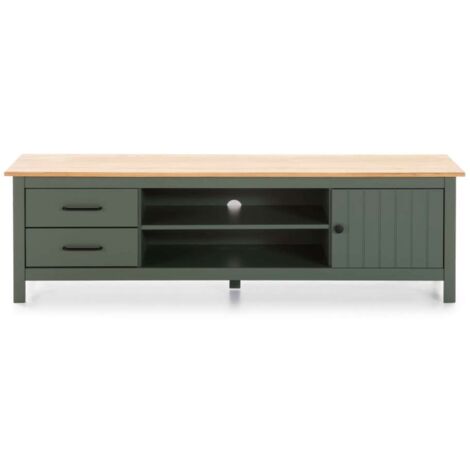 Mueble para TV Mariana acabado verde, 47 cm(alto) 157 cm(ancho) 40 cm(largo)