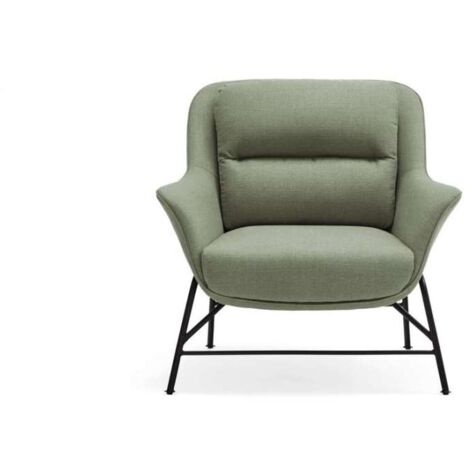 Butaca modelo Sadira acabado gris verdoso, 84cm(ancho) 87cm(alto) 88cm (largo)