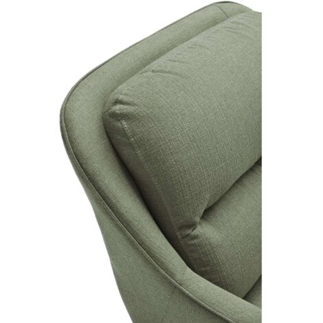 Butaca modelo Sadira acabado gris verdoso, 84cm(ancho) 87cm(alto) 88cm (largo)