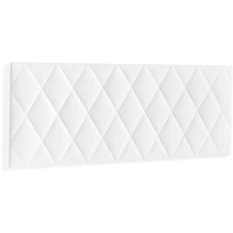 Cabecero para colchón de 150cm Marisa tapizado blanco, 160cm(ancho) 60cm(alto) 3.5cm(fondo) (1/4)