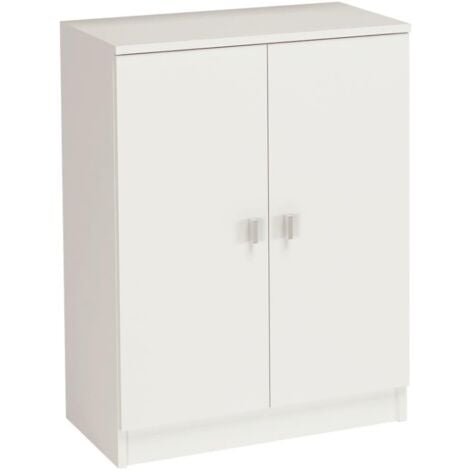 Armario bajo dos puertas Marbella color blanco 60 cm(ancho) 80 cm(altura) 34 cm(fondo) Color BLANCO