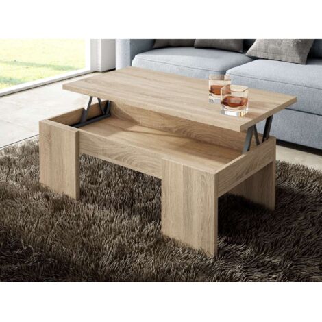 Mesa centro elevable Portugos en varios colores. 46 cm(alto)100 cm(ancho)50 cm(largo) Color Cambrian