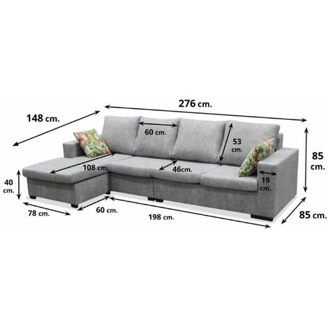 altura de sofas