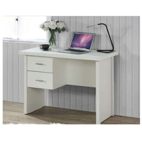 Mesa de escritorio extensible Seven (L x An x Al: 36 x 99 x 88 cm, Blanco)