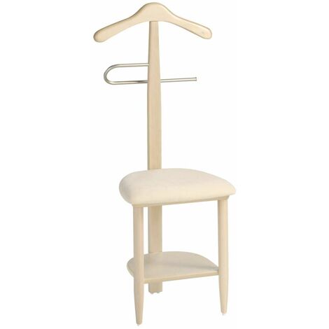 Galán 361 con asiento en beige herrajes cromado satinado lacado cambrian, 105 cm(alto)45 cm(ancho)41 cm(largo)