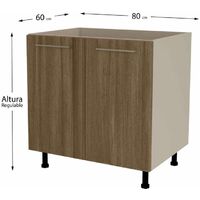 Mueble cocina bajo para fregadero en varios colores 85 cm(alto)80 cm
