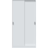 Armario ropero puertas correderas blanco. 200cm(alto). 100cm(ancho). 50cm(fondo).