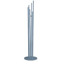 Perchero moderno mod. 471 acabado lacado en azul, 182 cm(alto)34 cm(ancho)34 cm(largo)