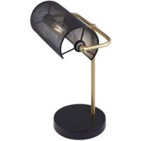 Sobremesa modelo Geranio en color negro y dorado 45 cm(alto)26 cm(ancho)24 cm(fondo)
