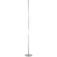 Lámpara de pie modelo Serpis acabado cromo 159cm (alto) 23cm (ancho) 23cm(largo)