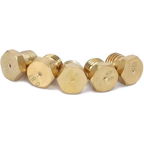 Lot de 5 brûleurs à gaz naturel pour plaque de cuisson au gaz naturel GPL, jets, buses et injecteurs (1/5)