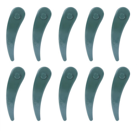 10 Pièces Lames de Tondeuse en Plastique Accessoire Jardin Polyvalent pour Bosch ART 23-18 Li / 26-18Li (1/5)