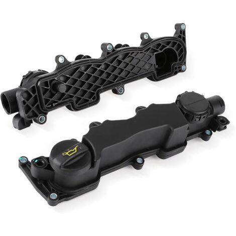 Couvercle de Soupape Moteur pour 9651815680, Couvercle de Culbuteur et Joint 1.6 HDI 0248L1, pour HDI Citroën, adapté pour C2 C3 C4 (1/5)