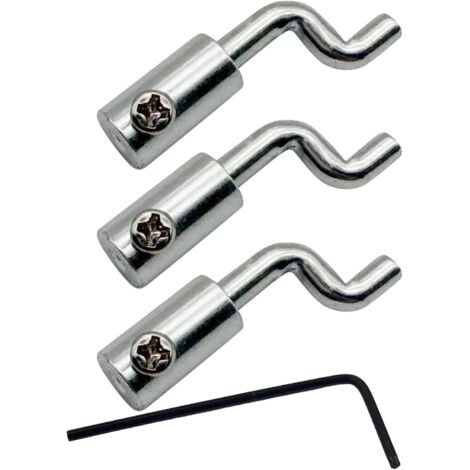 Lot de 3 embouts de câble d'accélérateur en Z, universels, pour tondeuse à gazon, mini-moto, kart, moteur, câble de frein, tête en Z réglable (1/5)