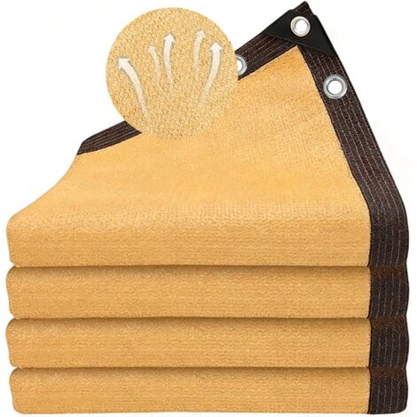 Filet D'Ombrage, Filet Protection Solaire 95% UV Tissu D'Ombrage, Toile d'ombrage de Serres Coupe-Ventpour La Couverture VéGéTale/Serre/Jardin/Pergola (1/5)