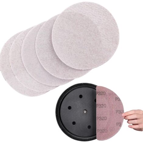 Treillis Feuilles Abrasive 225mm, 25 Pièces Papier a Poncer 320 Grains Abrasives Papier pour Ponceuses pour cloisons sèches (1/5)